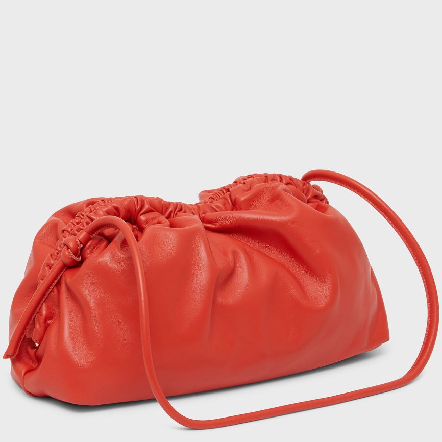 Women's Mansur Gavriel Cloud Clutch Bags Red | AU 02M7MX